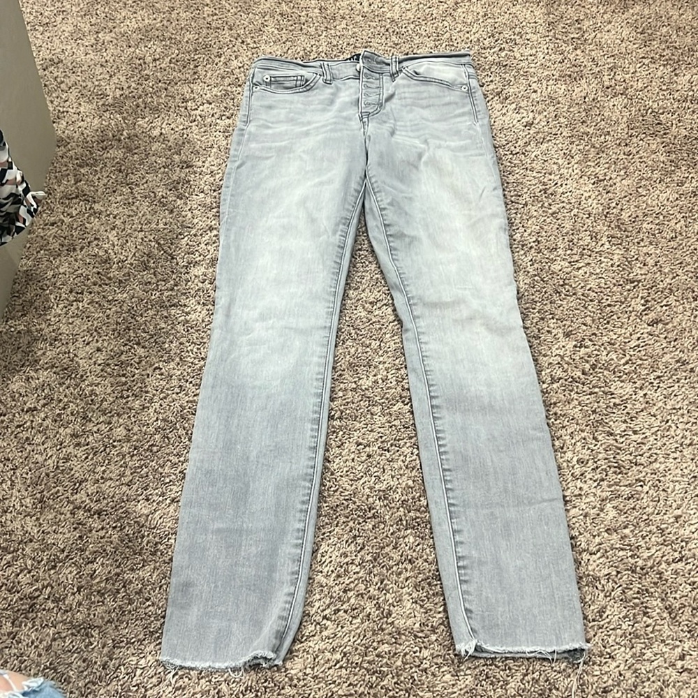Grey gap skinny jeans